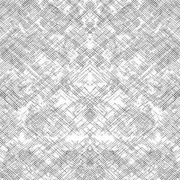 Woven texture. Weave distress pattern. Linen backdrop. Brush strokes cross .. Stock Photos