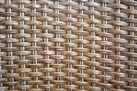 Woven wicker texture background Foto stock