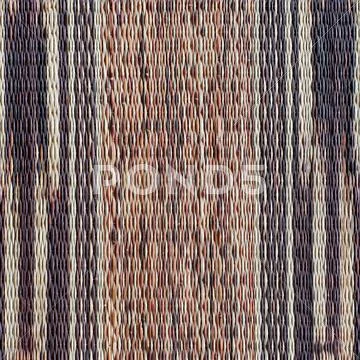 Woven Wood Mat As Pattern