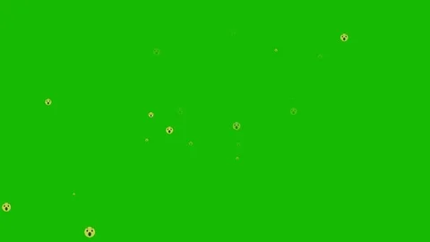 Wow button, react emotion animated on green screen when streaming, live stream Stock Footage 121137362