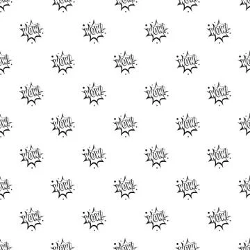 WOW, explosion effect pattern vector 스톡 일러스트