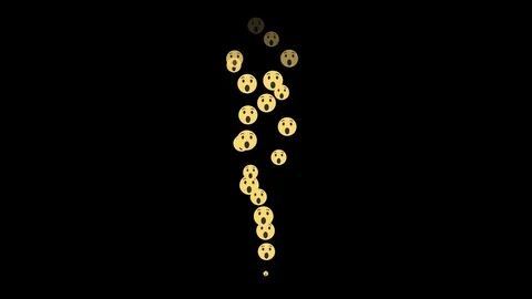 Wow Facebook Emoji Stock Footage 75768790