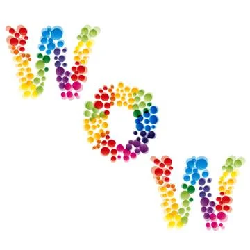 Wow. Stock Illustration