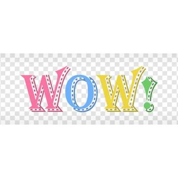 Wow rockstar text vector Stock Illustration
