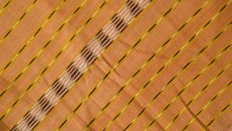 Wowen textile with unique pattern from Indonesia, textured fabric background Foto stock