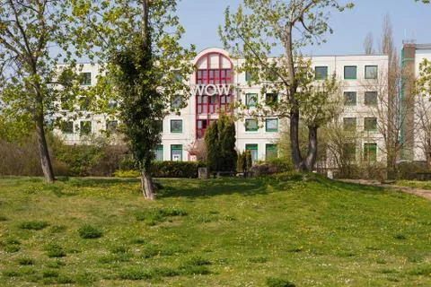 Wowi building, Frankfurt (Oder) Stock Photos