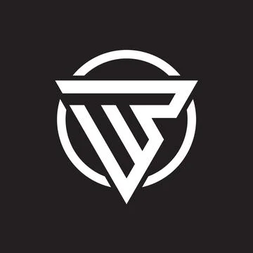 WP Letter monogram Initial Logo Design Template Vector Illustration. WP ele.. Stock Illustration