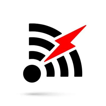 Wpa2 wireless protocol vulnerability Krack is serious threat for remote inter Stock Illustration