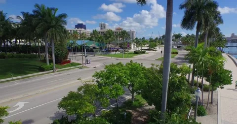 W.P.B. - 4K Aerial - Downtown Flight (Day) 9 Stock Footage 60648875