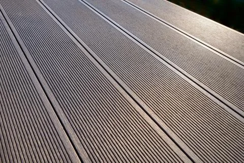 WPC Wood Plastic Composit Deck Texture Stock Photos