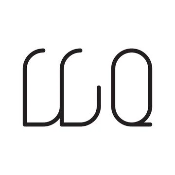 Wq initial letter vector logo icon Illustrazione stock