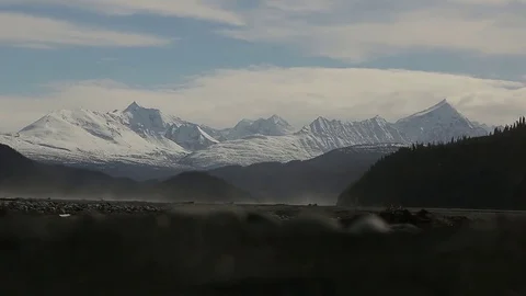 Wrangell St. Elias Mountain Range Alaska Stock Footage 79324497