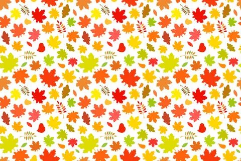 Wrap gifts autumn endless pattern Stock Illustration