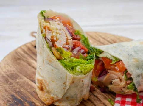 Wrap salad Stock Photos