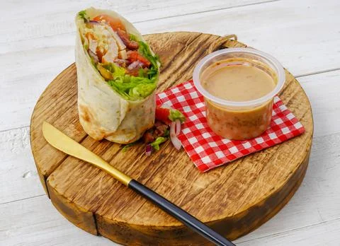 Wrap salad Stock Photos