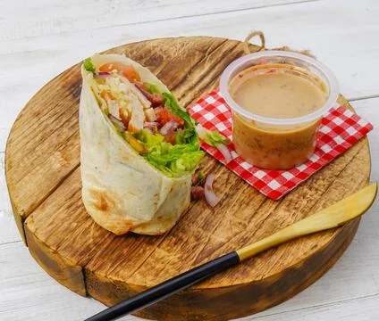 Wrap salad Stock Photos