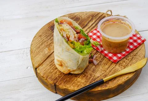 Wrap salad Stock Photos