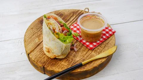 Wrap salad Stock Photos