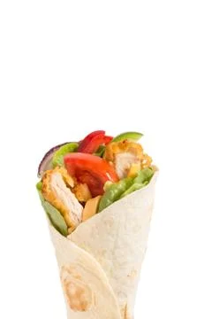 Wrap sandwich Stock Photos