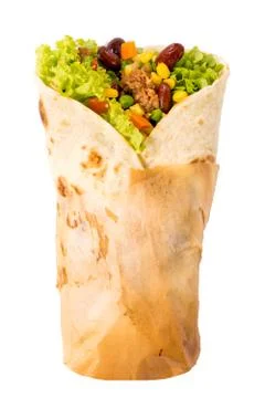 Wrap sandwiche Stock Photos