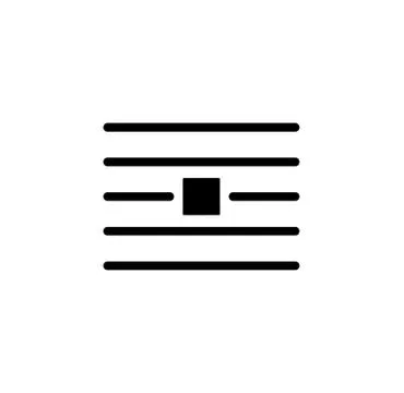 Wrap, text icon. Simple glyph vector of text editor set icons for UI and UX,  Stock Illustration