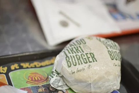 Wrapped Burger Stock Photos