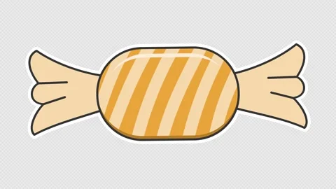 Wrapped candy Stock Footage 339380683