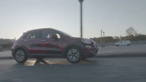 WRAPPED CAR IN PARIS CONCORDE Stock Footage 146649152