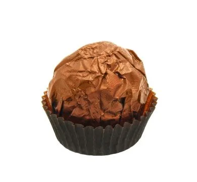 Wrapped chocolate candy Stock Photos