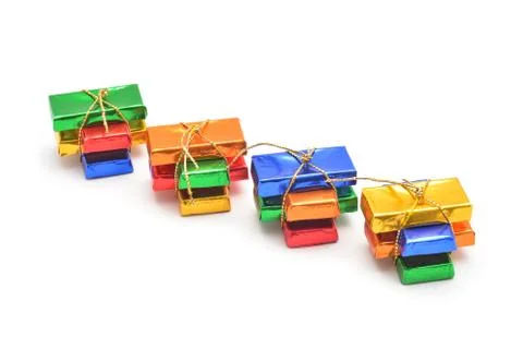 Wrapped chocolate candy Stock Photos