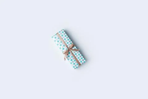 Wrapped christmas present Stock Photos