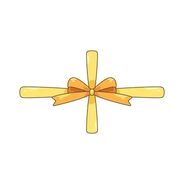 Wrapped corner ribbon Stock Illustration