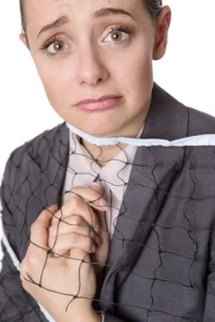 Wrapped in a net Stock Photos