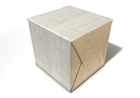 Wrapped Package Stock Illustration