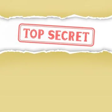 Wrapped paper and stamp Stock Illustration