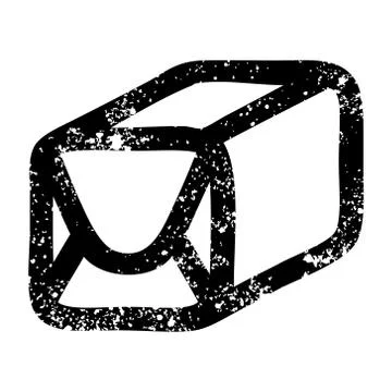 Wrapped parcel icon Stock Illustration