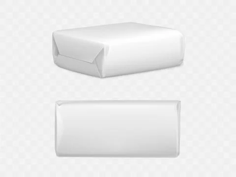 Wrapped parcel package box top and side view icon Stock Illustration