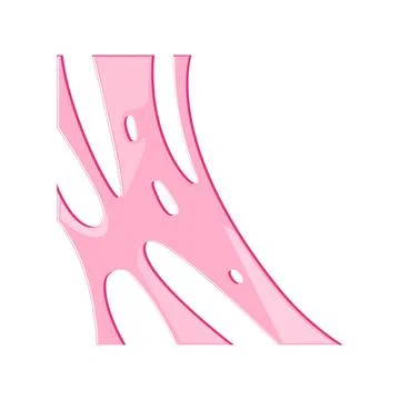 Wrapper bubble gum cartoon vector illustration Stock Illustration