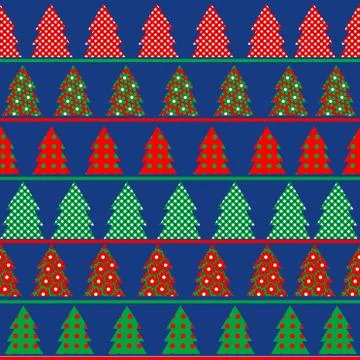 Wrapping paper for Christmas Stock Illustration