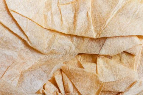 Wrapping paper creased texture backdrop. Stock Photos