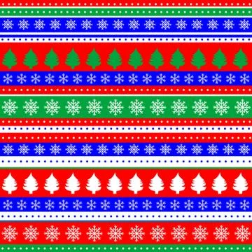 Wrapping paper seamless pattern for Christmas Stock Illustration