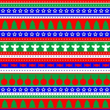 Wrapping paper seamless pattern for Christmas gifts Stock Illustration