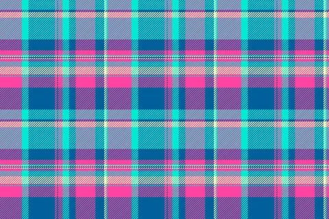 Wrapping plaid vector tartan, infinity pattern fabric check. Vogue texture .. Stock Illustration