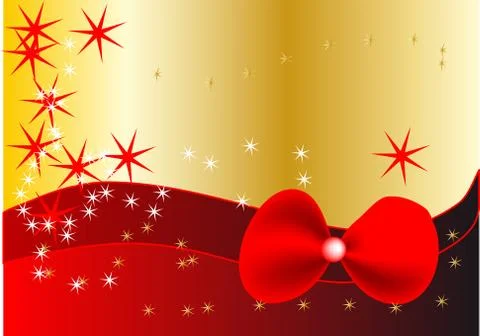 Wrapping present Stock Illustration