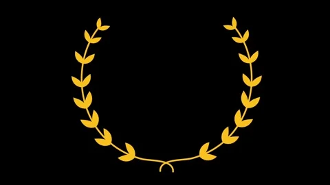 Wreath Animation on Green Background. 4K Stock Footage 257547905