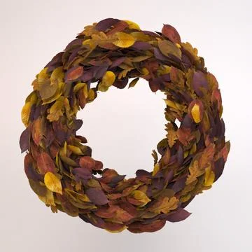 Wreath Autumn 3D Model