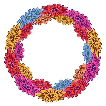 Wreath icon. Stock Illustration