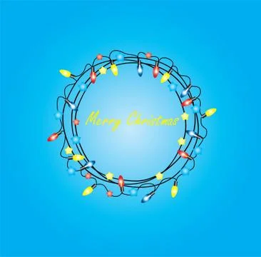 Wreath light Stock Illustration