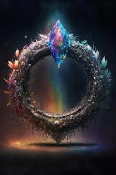 Wreath of the prism Stock Illustration