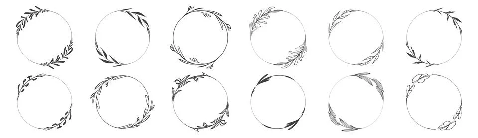 Wreath1 Illustrazione stock